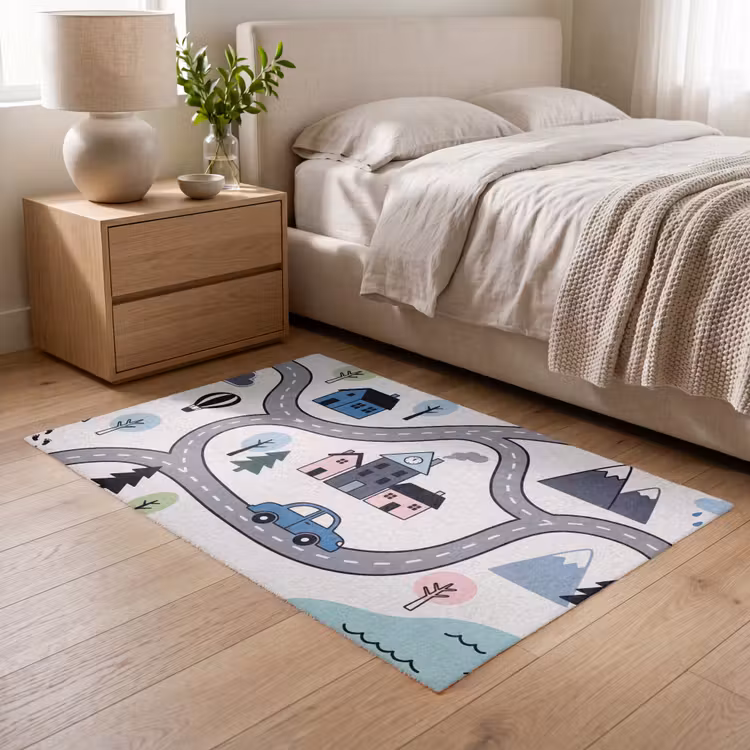 Vloerkleed - Kaart - Stad - Kindvriendelijk — 5