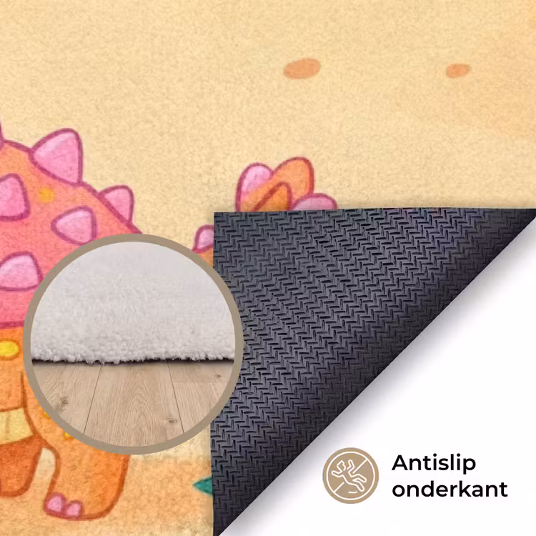 Vloerkleed - Dinosaurus - Jungle - Illustratie — 3