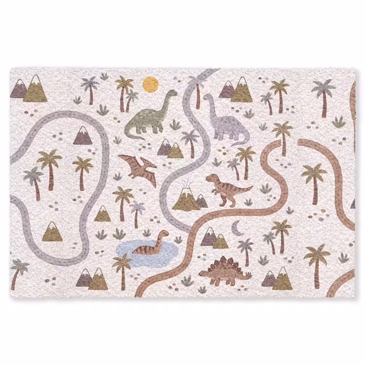 Vloerkleed - Dinosaurus - Natuur - Speels — 1