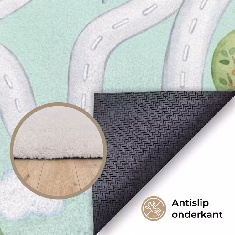 Vloerkleed - Auto - Weg - Patroon — 3