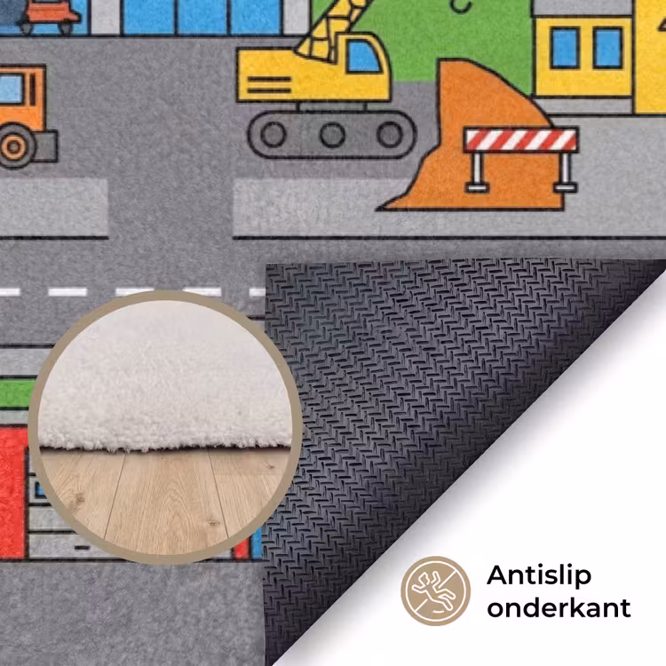 Vloerkleed - Gebouwen - Straten - Kinderlijk — 3