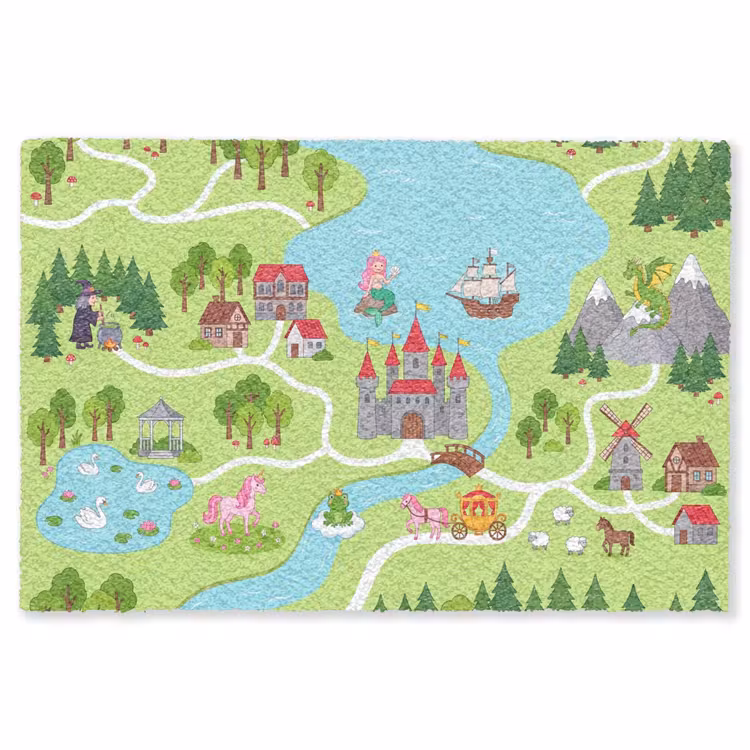 Vloerkleed - Kasteel - Fantasie - Cartoon — 1