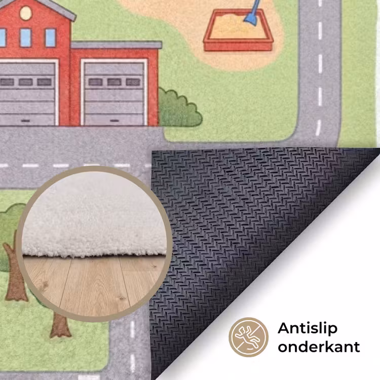 Vloerkleed - Plattegrond - Dorp - Kind — 3