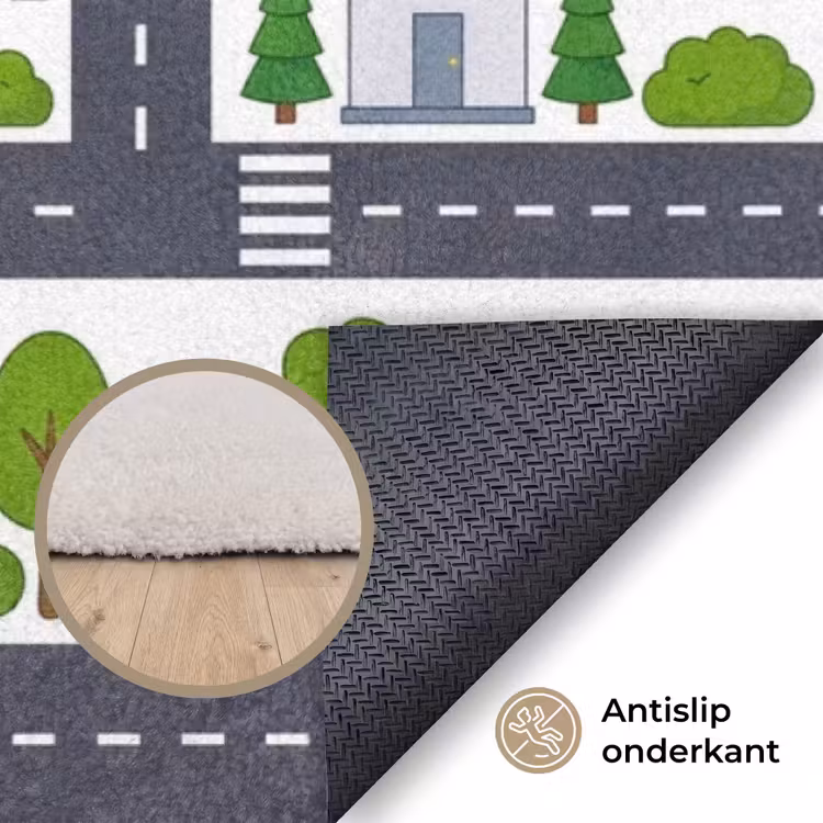 Vloerkleed - Stad - Plattegrond - Illustratie — 3