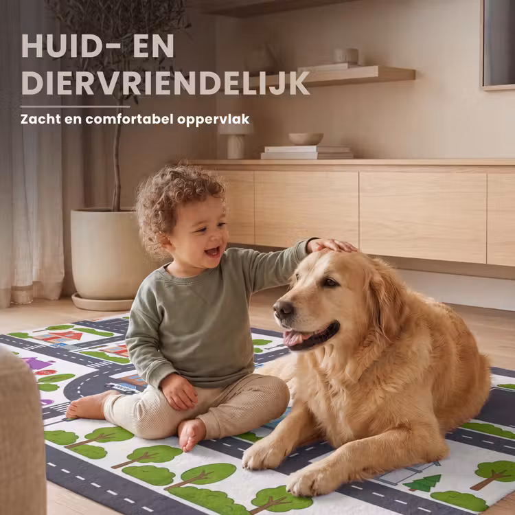 Vloerkleed - Stad - Plattegrond - Illustratie — 6