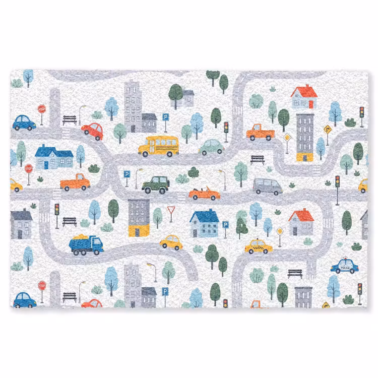 Vloerkleed - Stad - Verkeer - Patroon — 1
