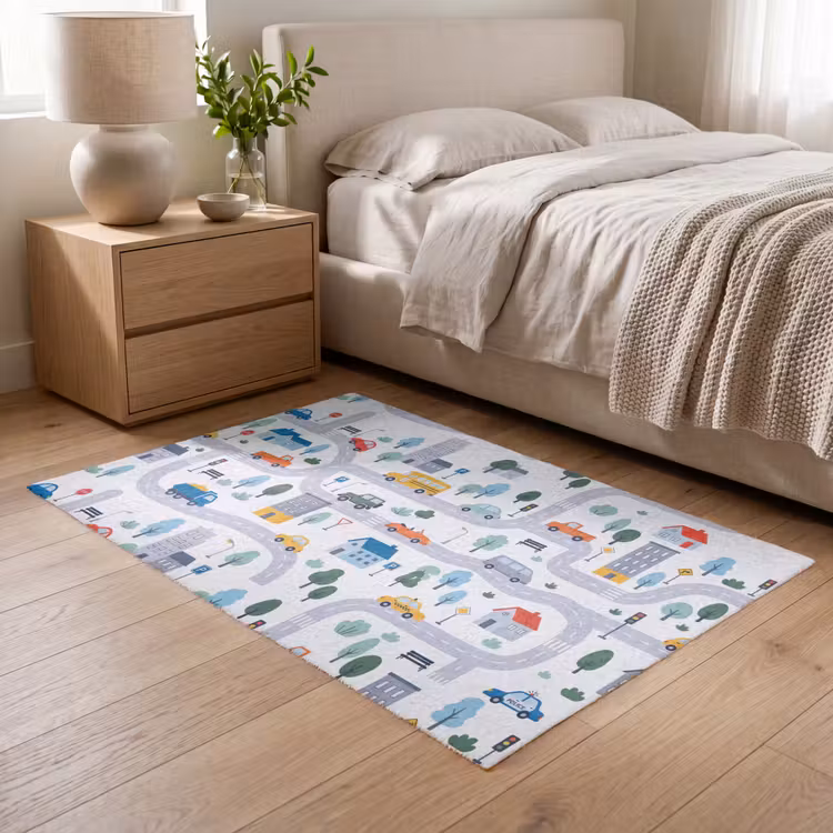 Vloerkleed - Stad - Verkeer - Patroon — 5