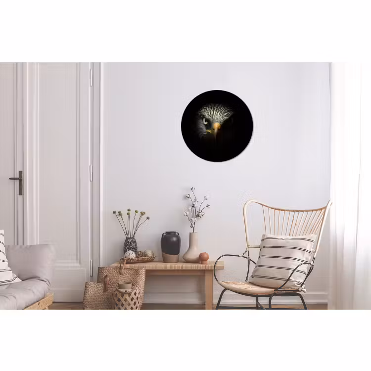 Wandcirkel - Aluminium - Vogel - Adelaar - Roofvogels - Oog - Snavel - Licht — 2
