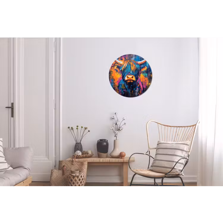 Wandcirkel - Aluminium - Marmer - Modern - Goud — 2