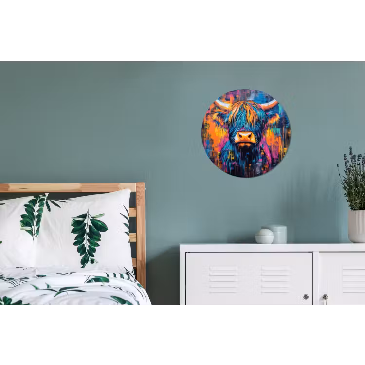 Wandcirkel - Aluminium - Marmer - Modern - Goud — 4