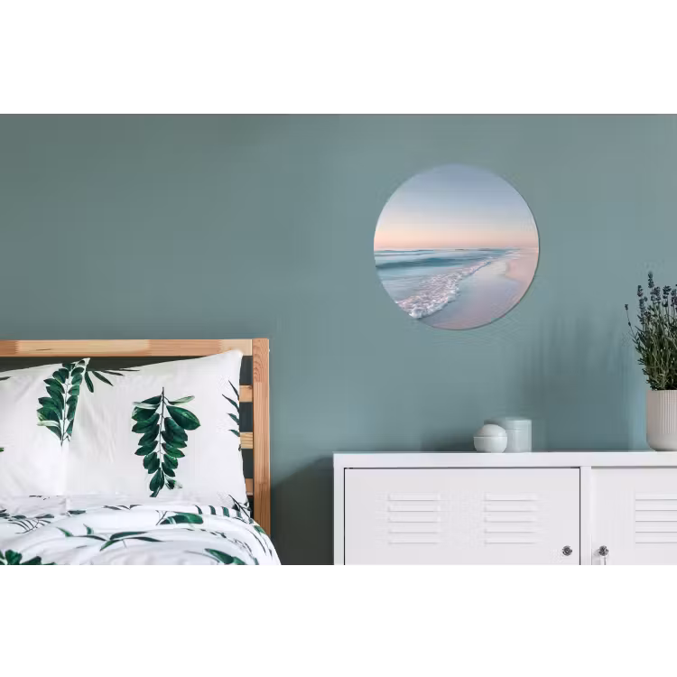Wandcirkel - Aluminium - Kustlijn - Pastel - water — 4