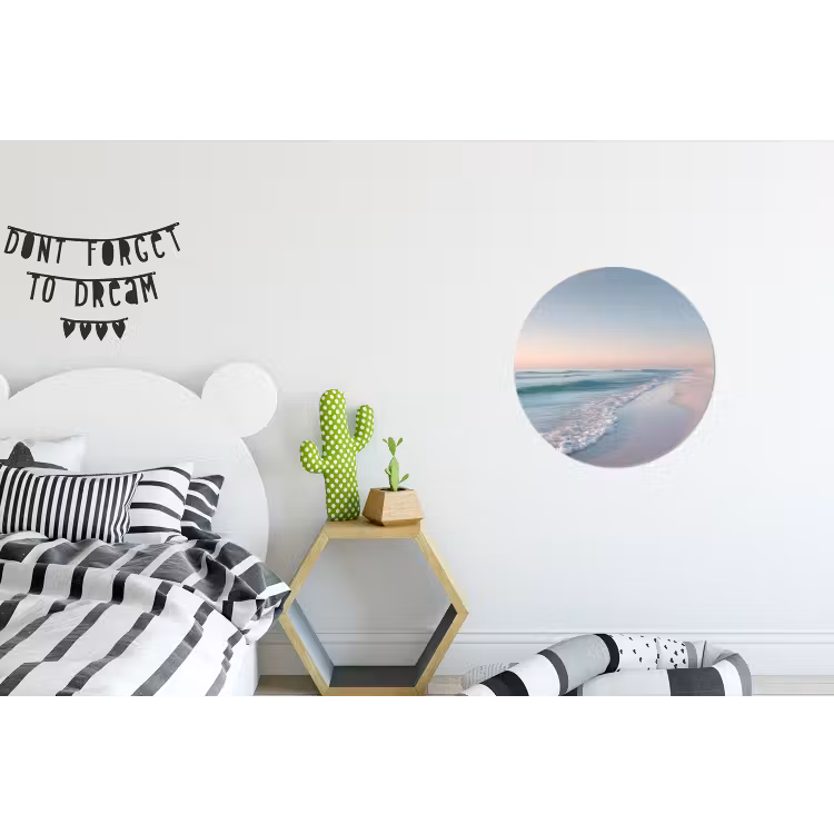 Wandcirkel - Aluminium - Kustlijn - Pastel - water — 5