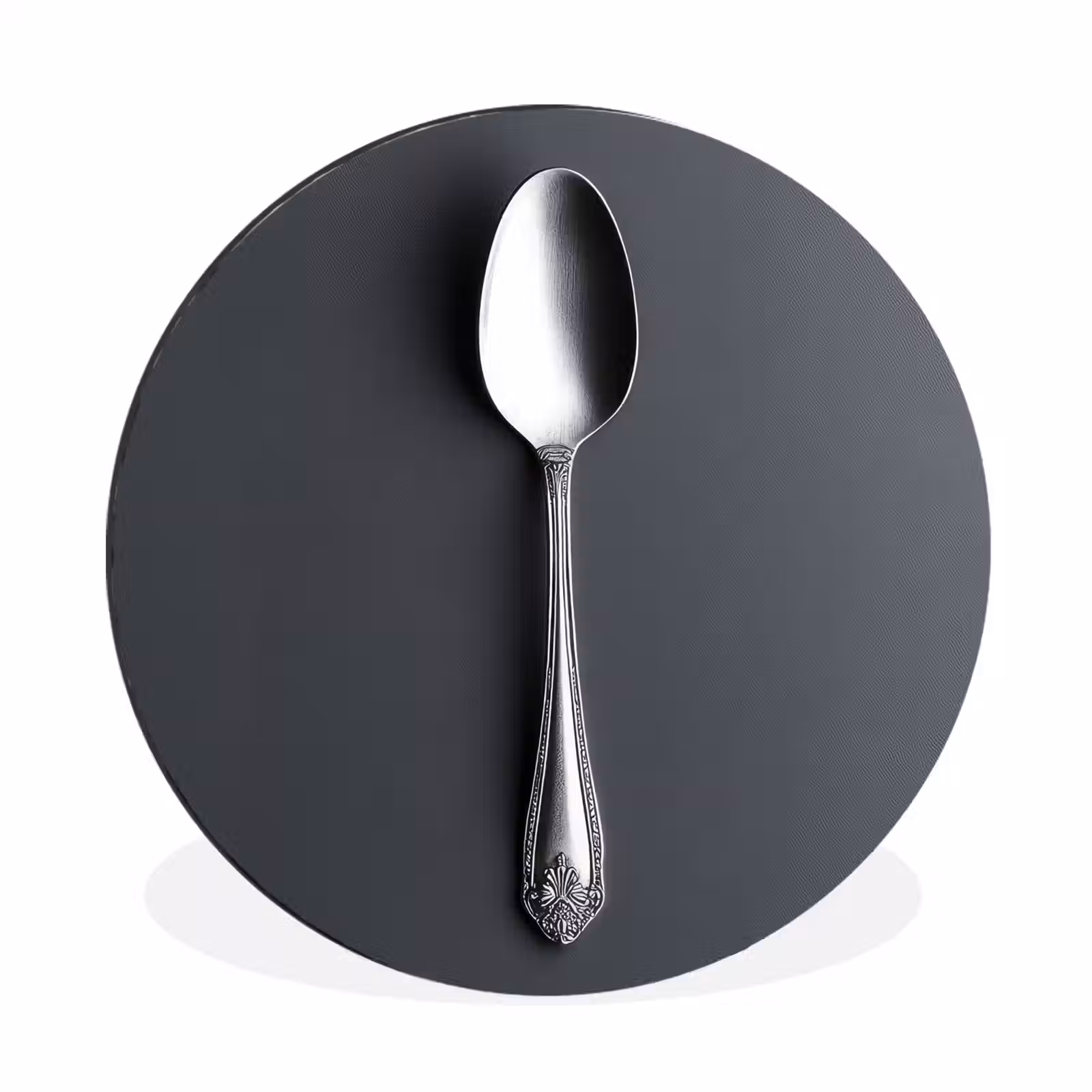 Wandcirkel - Aluminium - Zilver - Metaal - Lepel — 1