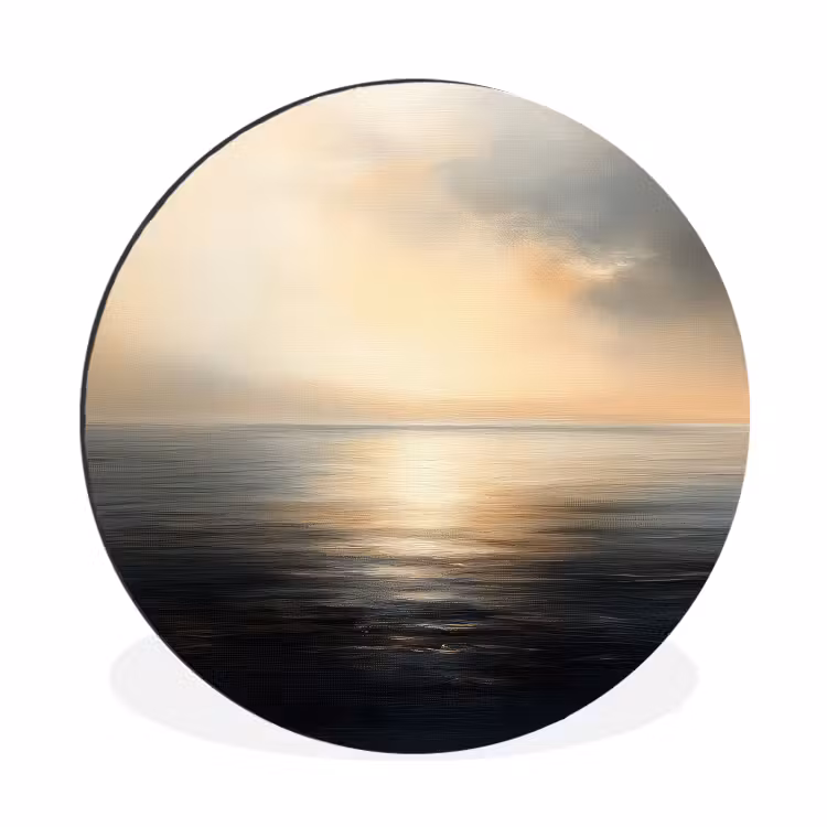 Wandcirkel - Aluminium - Zon - Horizon - Zee — 1