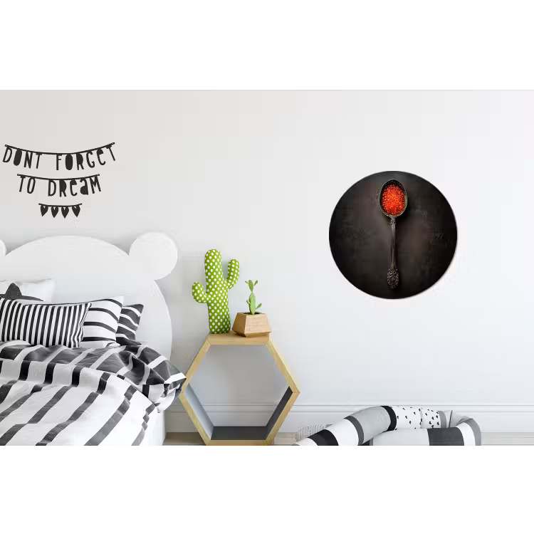 Wandcirkel - Aluminium - Zwart - Lepel - Caviar — 5