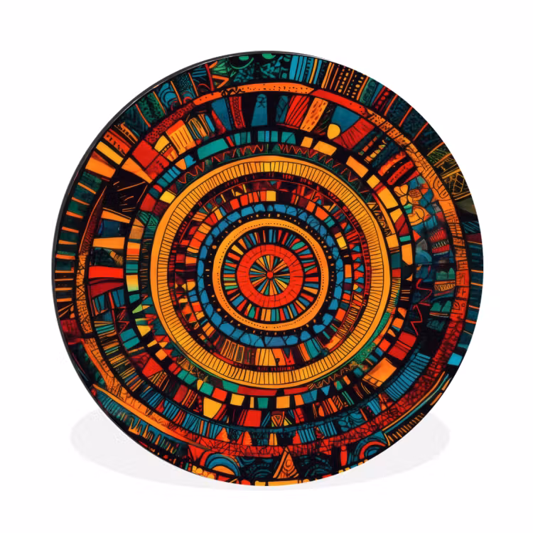 Wandcirkel - Aluminium - Mandala - Cirkels - Patronen — 1