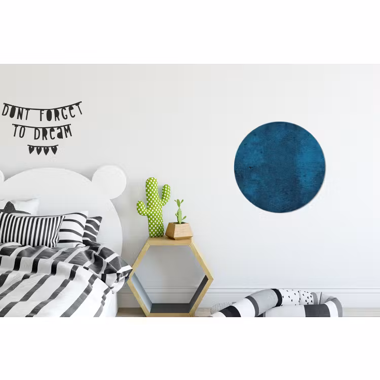 Wandcirkel - Aluminium - Natuursteen - Beton - Steen - Blauw — 5