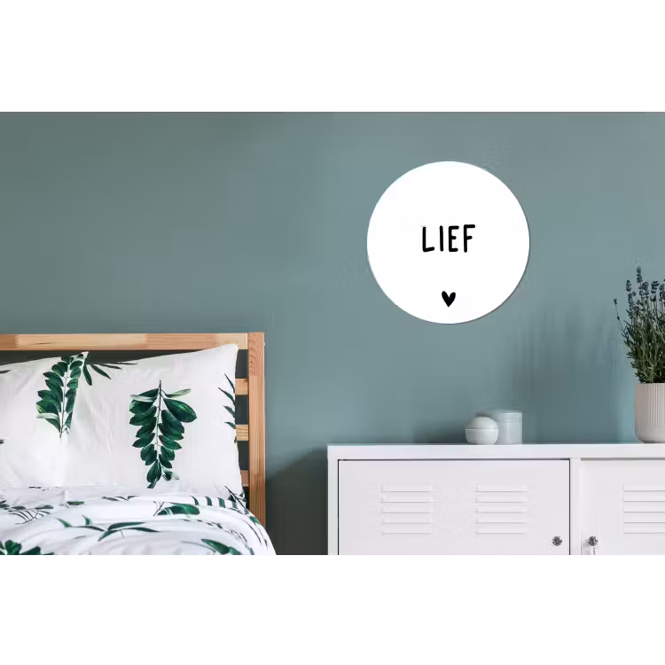 Wandcirkel - Aluminium - Quotes - Lief - Spreuken — 4