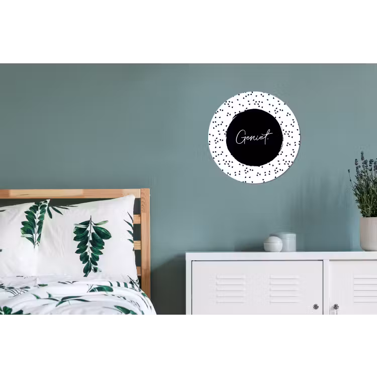 Wandcirkel - Aluminium - Quotes - Geniet - Zomer - Tekst — 4