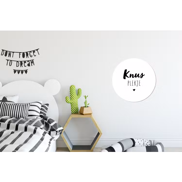 Wandcirkel - Aluminium - Quotes - Knus plekje - Tuin - Tekst — 5