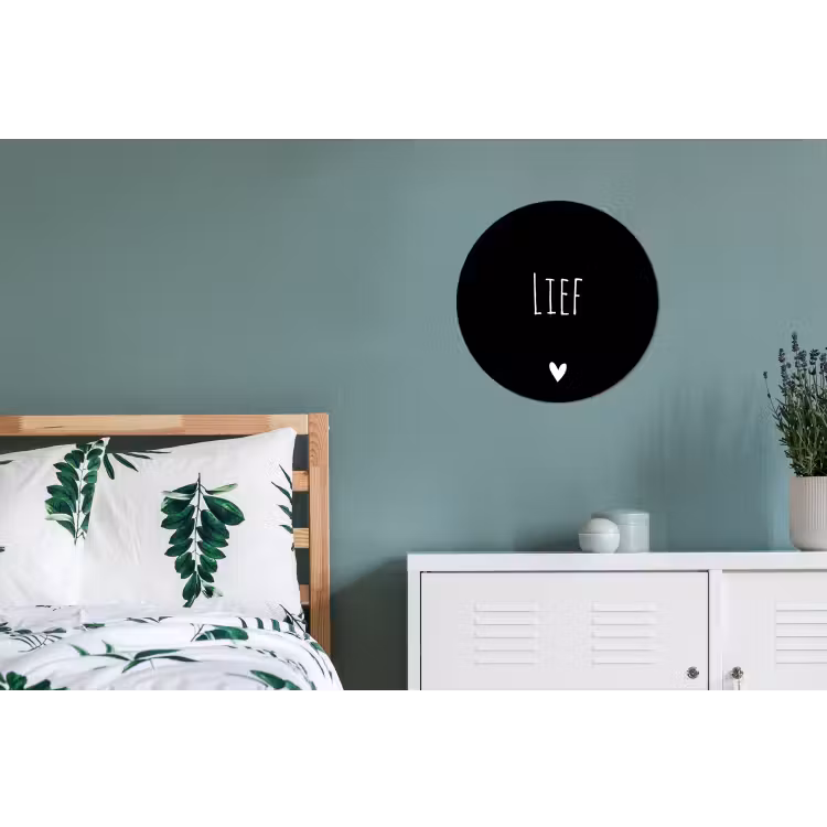 Wandcirkel - Aluminium - Spreuken - Lief - Quotes — 4