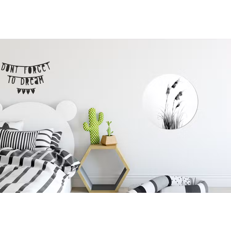 Wandcirkel - Aluminium - Minimalistisch - Stelen - Wit — 5