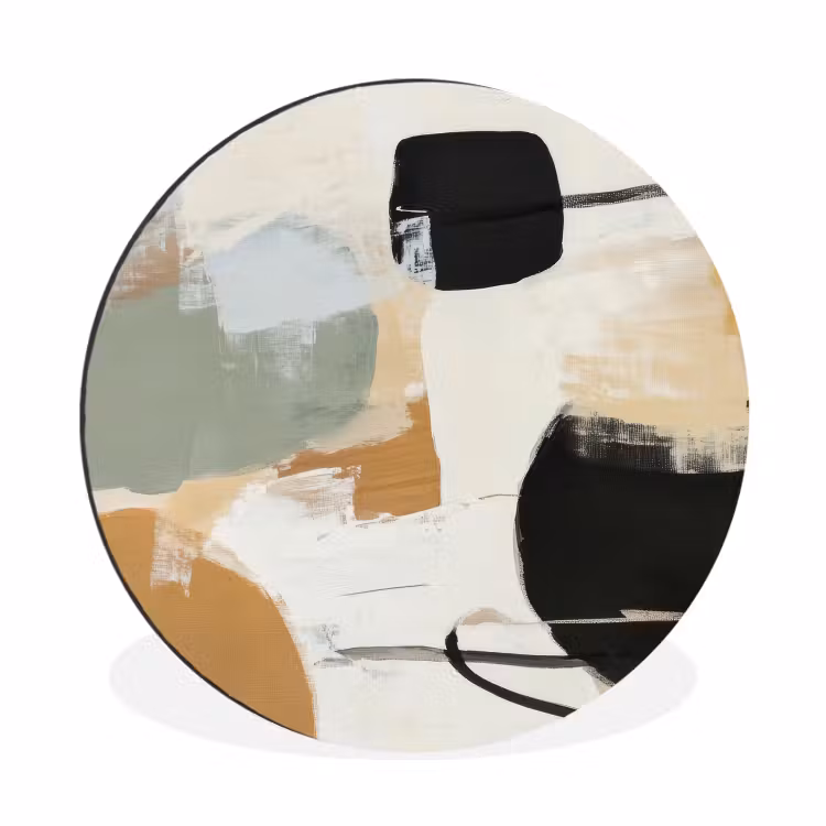 Wandcirkel - Aluminium - Paint - Abstract - Kleuren — 1