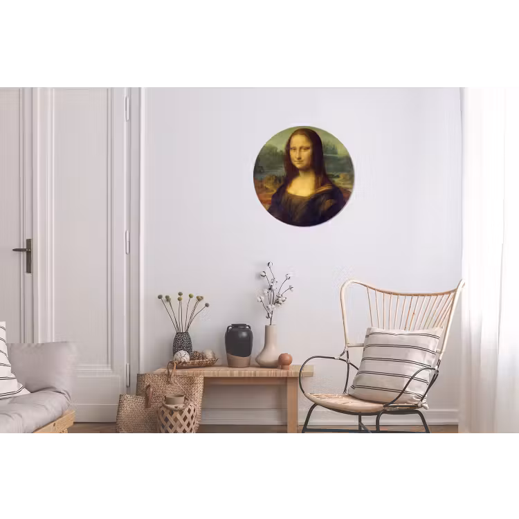 Wandcirkel - Aluminium - Mona Lisa - Leonardo da Vinci — 2