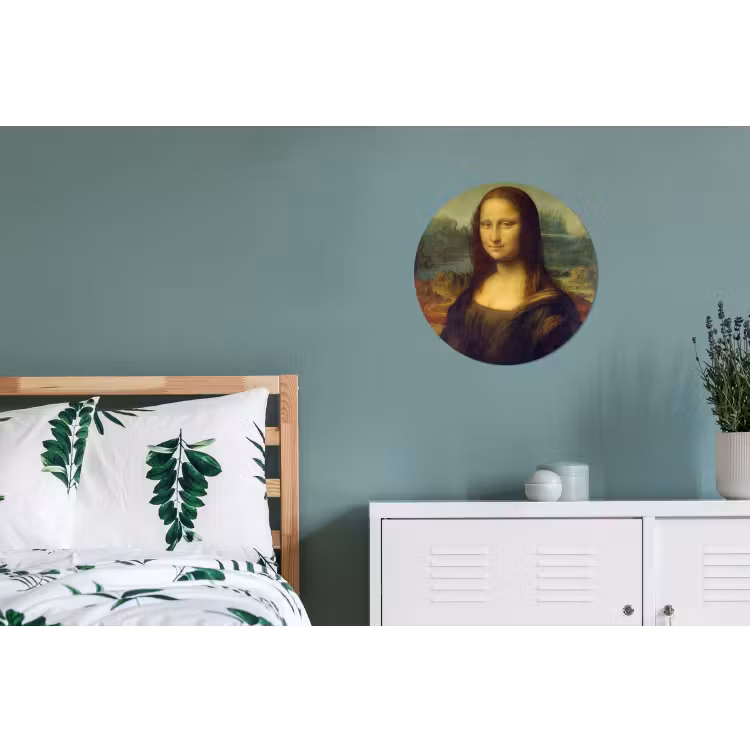Wandcirkel - Aluminium - Mona Lisa - Leonardo da Vinci — 4