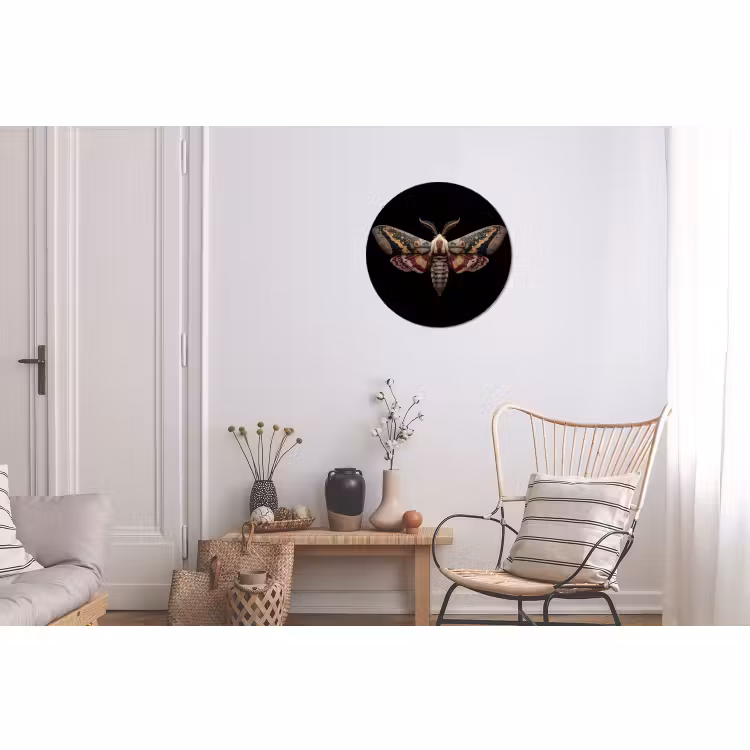 Wandcirkel - Aluminium - Mot - Oosterse patronen - Sierlijk — 2