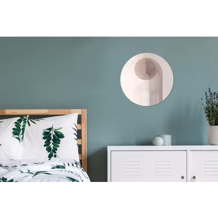 Wandcirkel - Aluminium - Minimalistisch - Cirkel - Lichtgrijs — 4