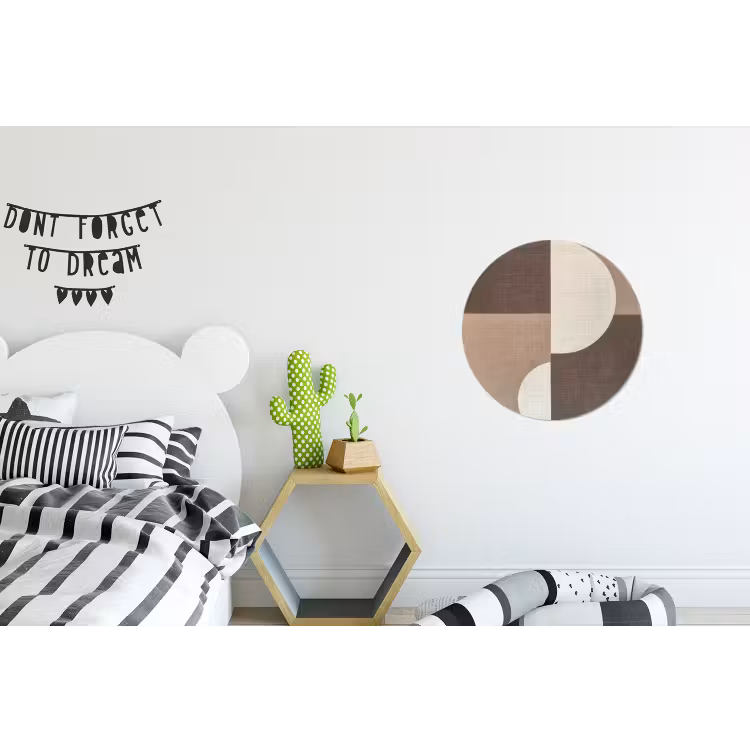 Wandcirkel - Aluminium - Raster - Halve cirkels - Contrast — 5