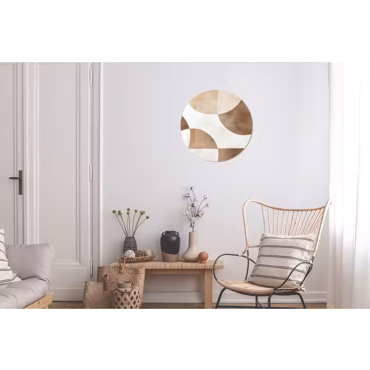 Wandcirkel - Aluminium - Snijdende cirkels - Overlappende vlakken — 2