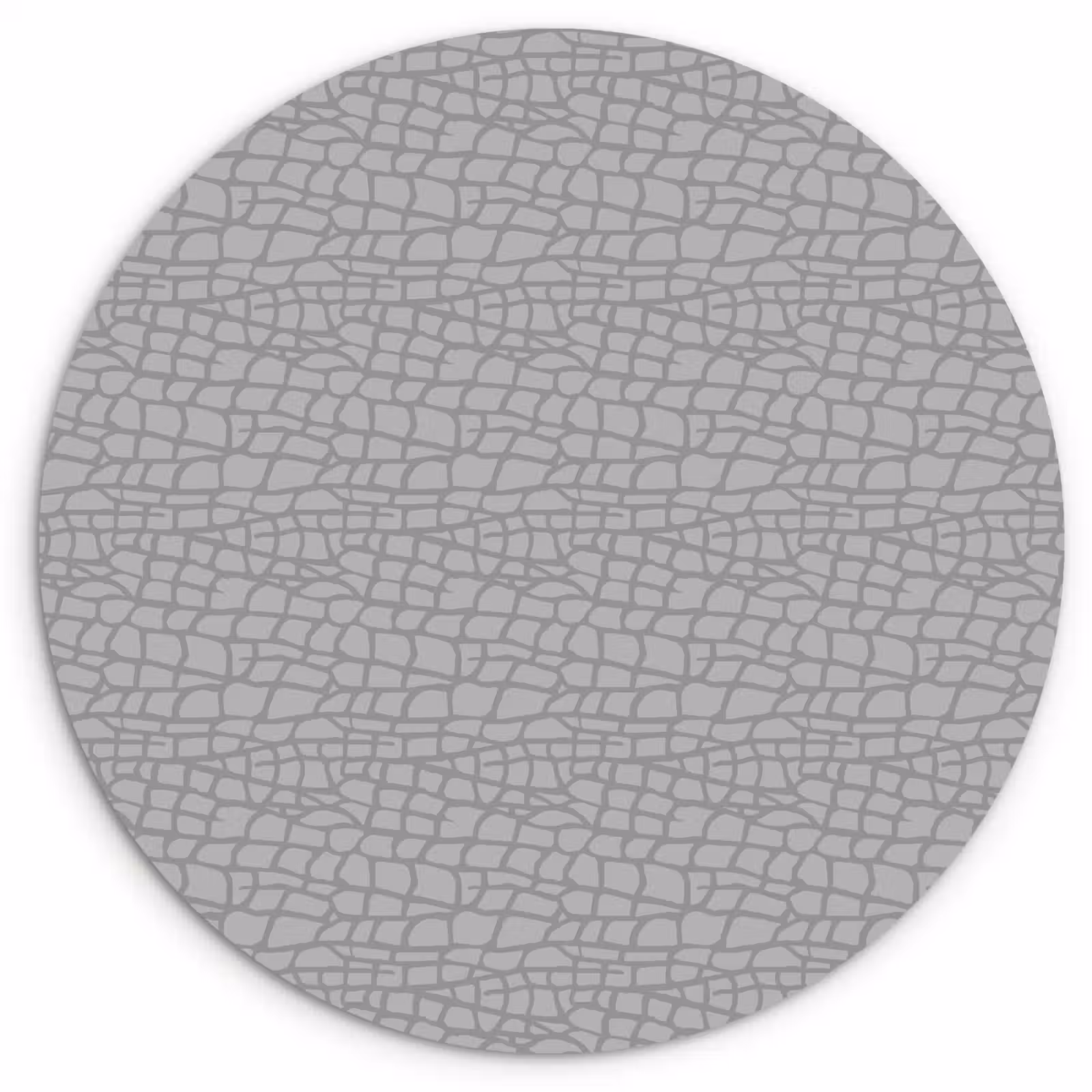 Wandcirkel - Glas - Grijs - Reptiel - Dier - Patroon — 1