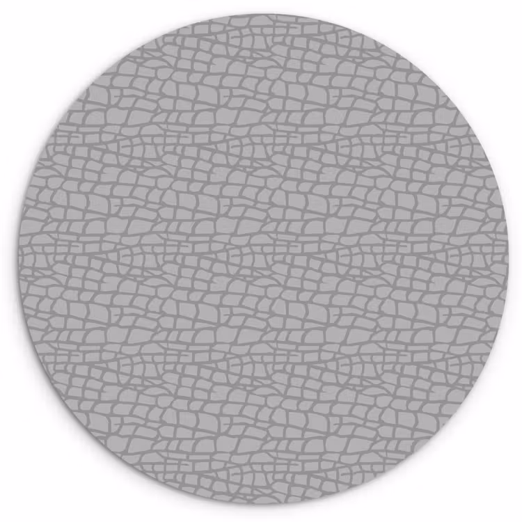 Wandcirkel - Glas - Grijs - Reptiel - Dier - Patroon — 1