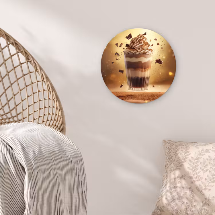 Wandcirkel - Glas - Dessert - Chocolade - Zoet - Eten — 5