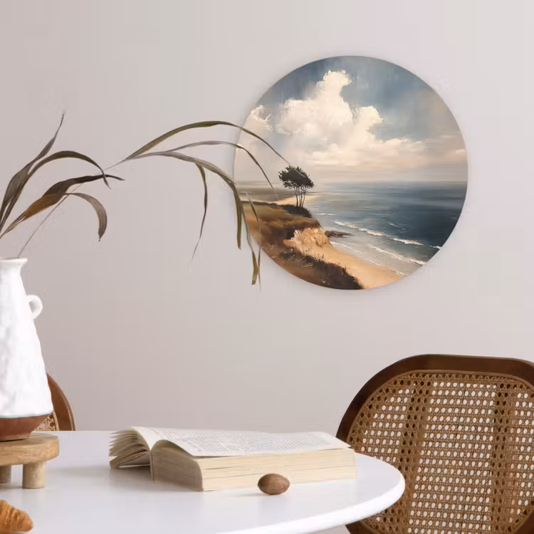 Wandcirkel - Glas - Klif - Zee - Boom — 4