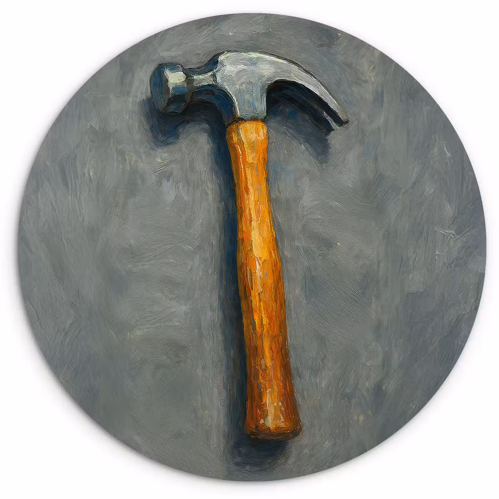 Wandcirkel - Glas - Hamer - Schilderij - Gereedschap — 1