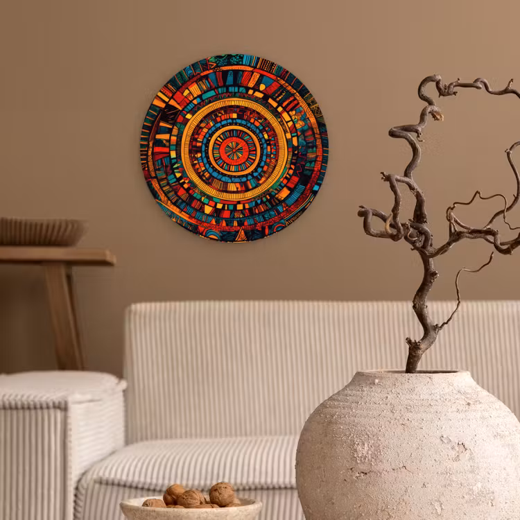 Wandcirkel - Glas - Mandala - Cirkels - Patronen — 2