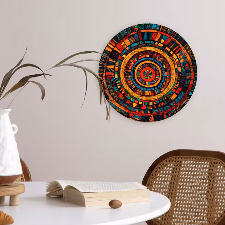 Wandcirkel - Glas - Mandala - Cirkels - Patronen — 4