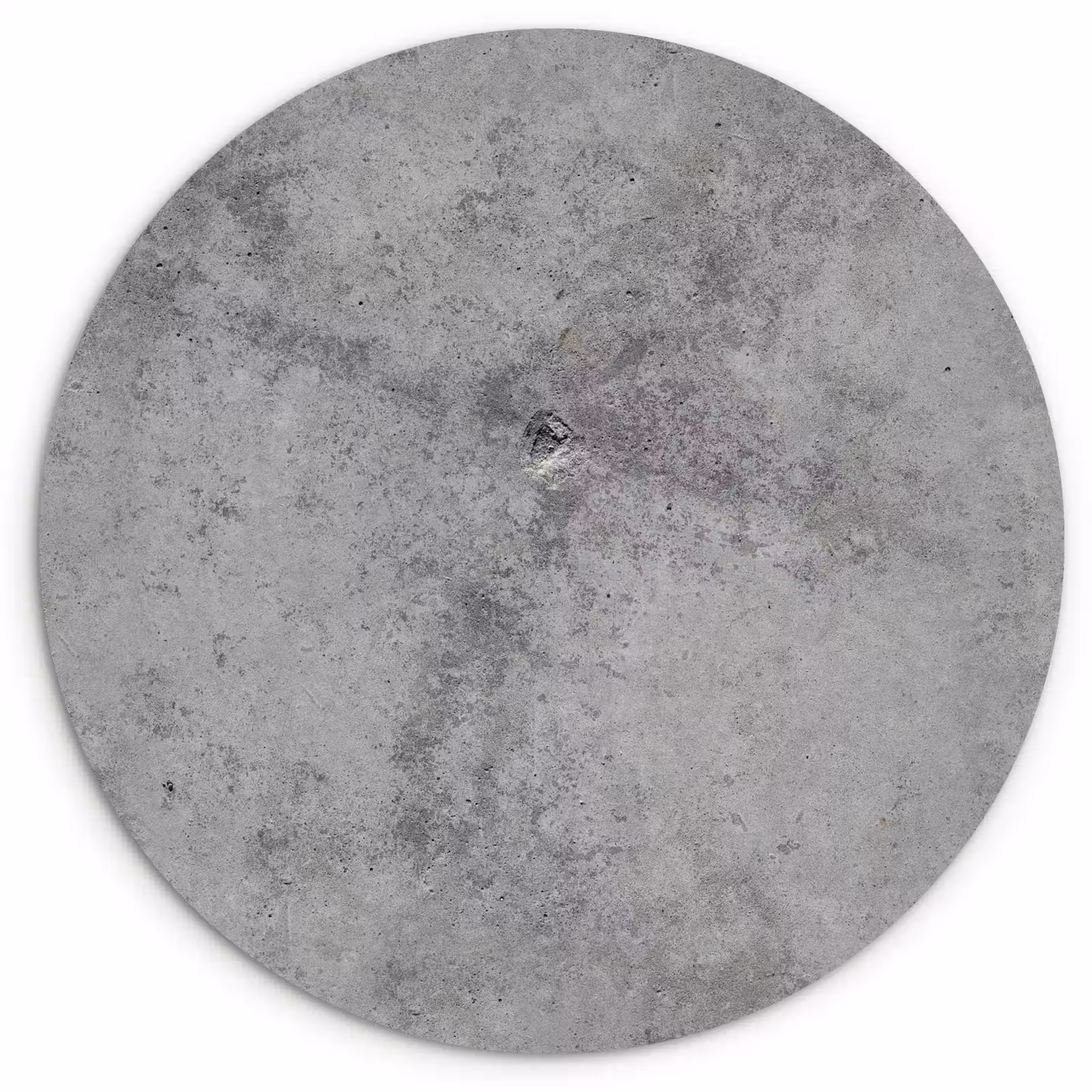 Wandcirkel - Glas - Beton - Grijs - Patronen — 1