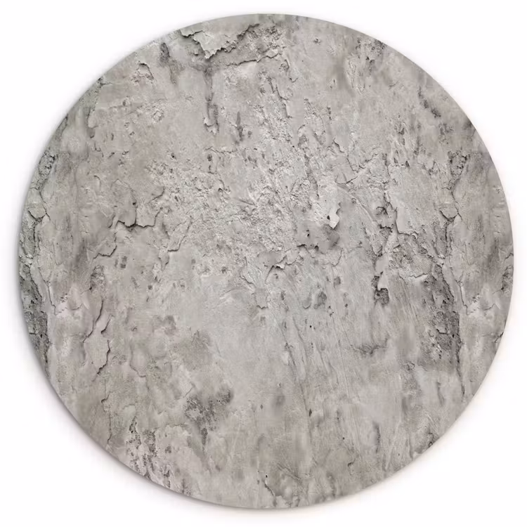 Wandcirkel - Glas - Beton  - Grijs - Muur — 1