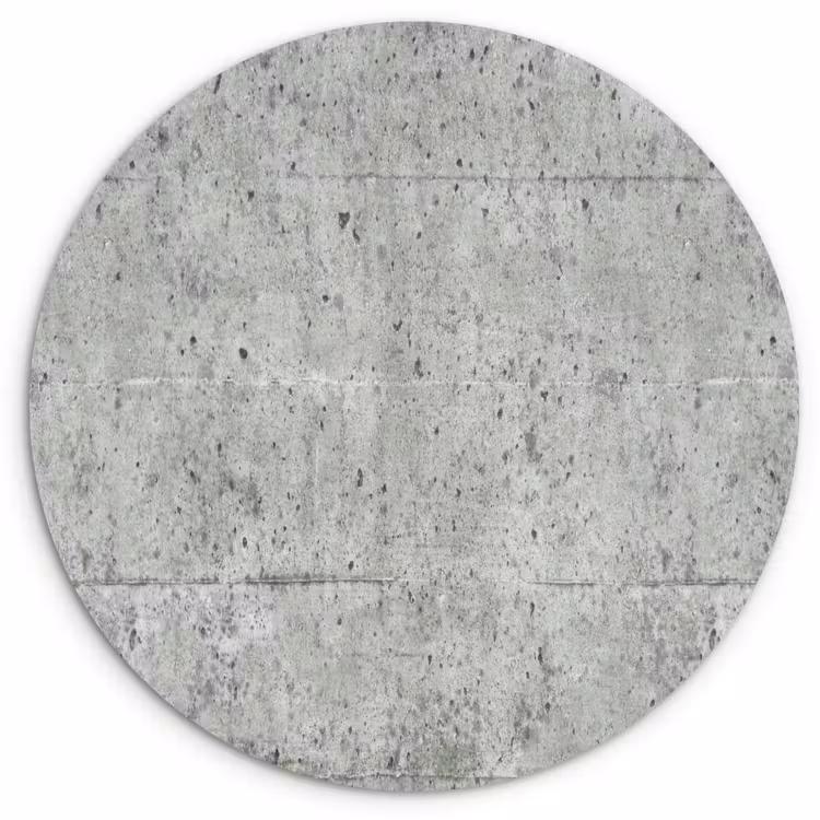 Wandcirkel - Glas - Grijs - Muur - Poriën — 1