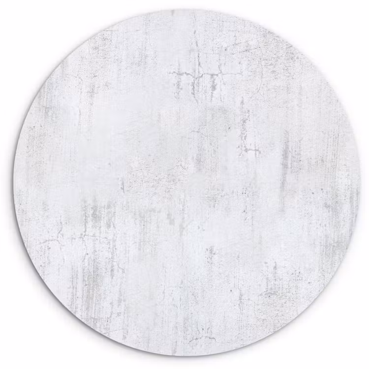 Wandcirkel - Glas - Muur - Geverfd - Wit - Onafgewerkt — 1