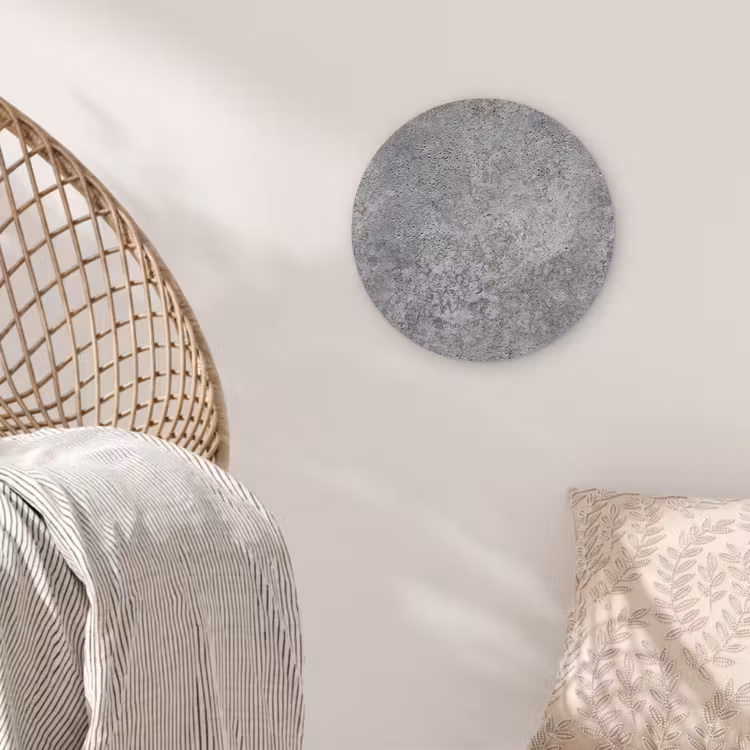 Wandcirkel - Glas - Patronen - Industrieel - Beton — 5