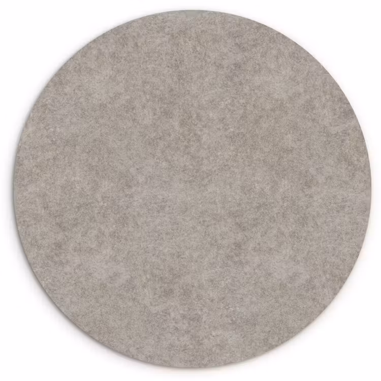 Wandcirkel - Glas - Patroon - Beton - Grijs — 1