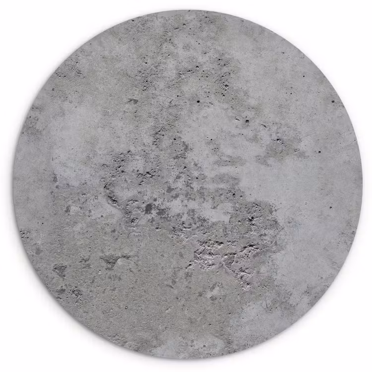 Wandcirkel - Glas - Patroon - Grijs - Oud - Beton — 1