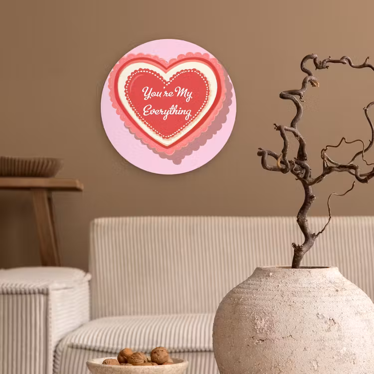 Wandcirkel - Glas - Liefde - Hart - Valentijn — 2