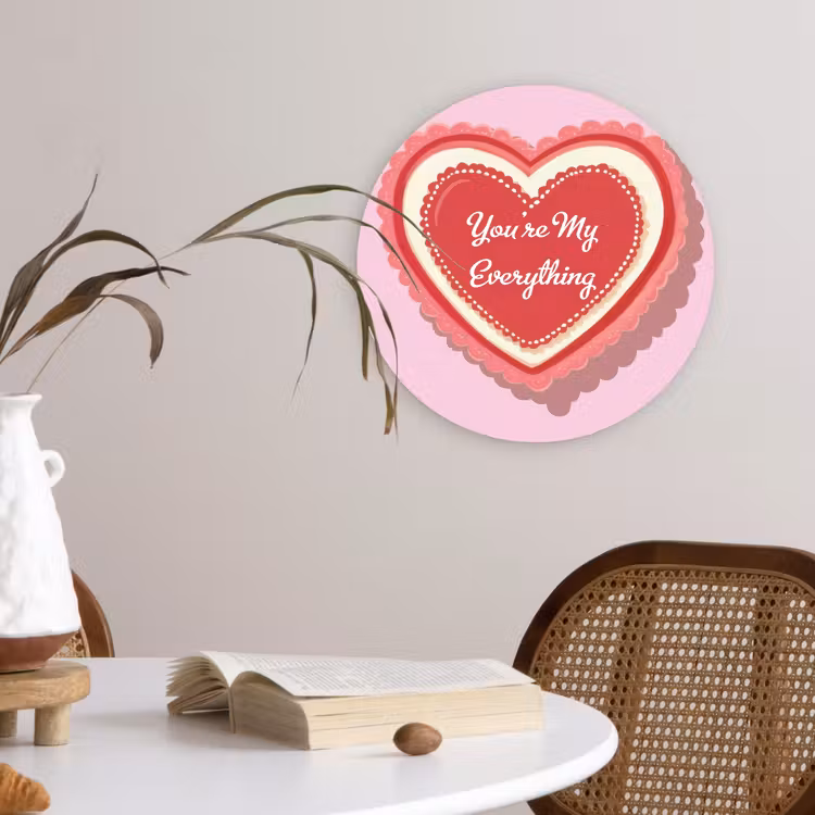Wandcirkel - Glas - Liefde - Hart - Valentijn — 4