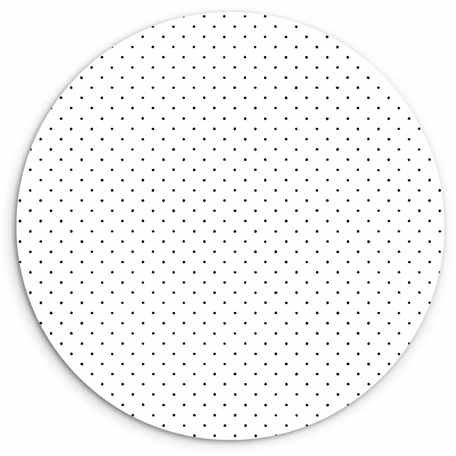 Wandcirkel - Glas - Raster - Stippen - Wit - Zwart — 1